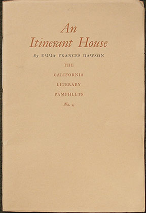 An Itinerant House. With a foreword by Paul Jordan-Smith.