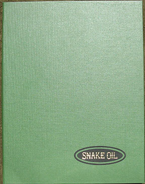Snake Oil. A Portfolio of drawings by Joe Rosenblatt.