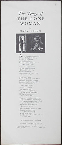 The Dirge of The Lone Woman.