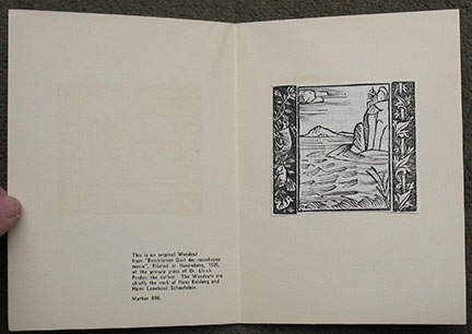 An original woodcut from 