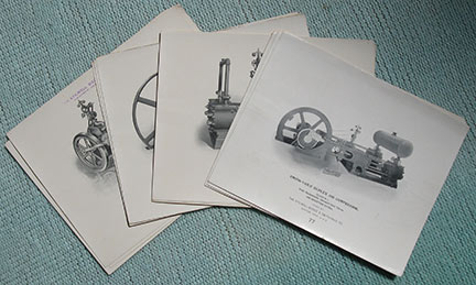 Thirteen engravings of compressors and pumps.