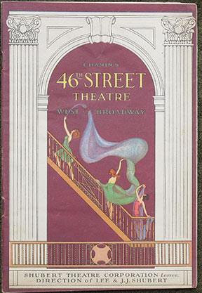 46th Street Theatre Program for the Week Beginning September 6, 1926.