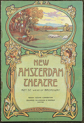 New Amsterdam Theatre Program for the Week Beginning May 25, 1925.