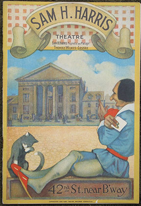Sam H. Harris Theatre Program for the Week Beginning January 5, 1925.