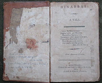 Dinarbas: A Tale. First American Edition.
