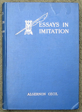 Essays in Imitation.