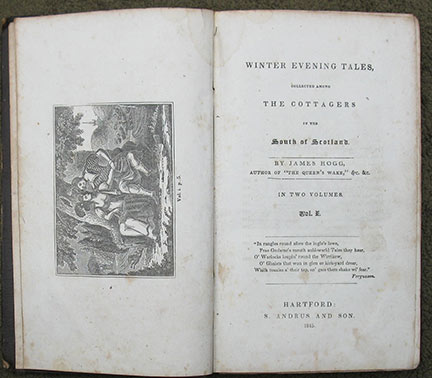 Winter Evening Tales, Collected Among the Cottagers In The South of Scotland. In Two Volumes. [Volume I only].