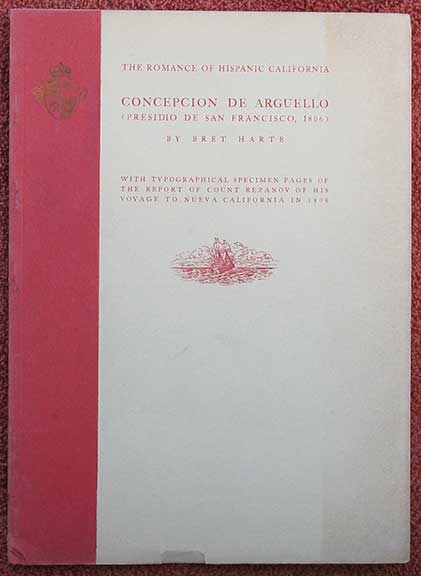 Concepcion de Arguello (Presidio de San Francisco, 1806). [Prospectus].