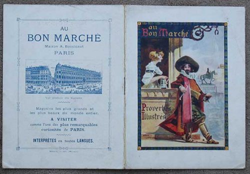 au Bon Marche. Proverbes Illustres.
