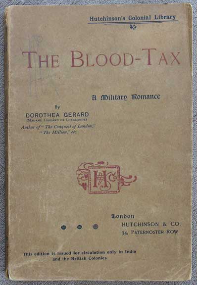 The Blood-Tax. A Military Romance.
