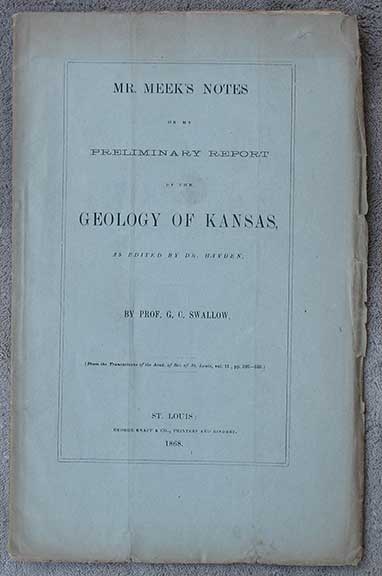 Mr. Meek's Notes on my Preliminary Report of the Geology of Kansas, as Edited by Dr. Hayden.