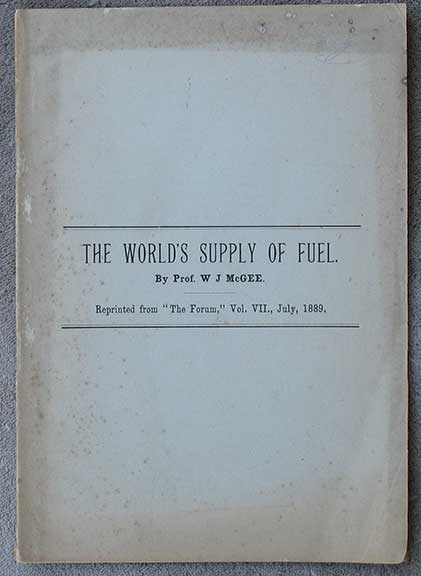 The World's Supply of Fuel.