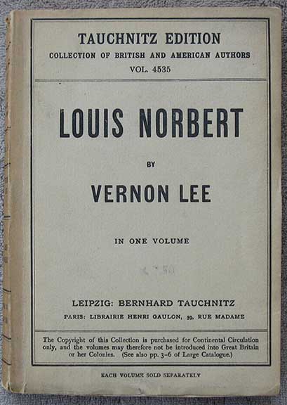 Louis Norbert. A Two-Fold Romance. Copyright Edition.