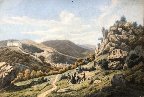 Der Harz. No. 3. Blankenburg und die Teufelsmauer / Blankenbourg et la Teufelsmauer.