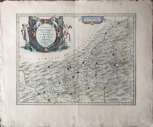Dioecesis Sarlatensis, Vernacule Le Dioecese de Sarlat. Ioannes Tardo Canonicus Ecclesiae Sarlati delineabat.