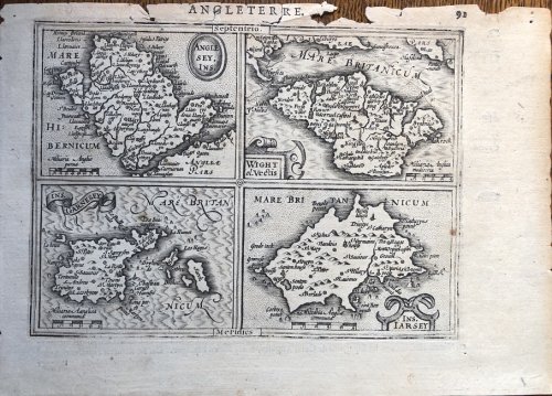 Angleterre. (Anglesey, Ins. / Wight ol. Vectis / Ins. Garnesey / Ins. Iarsey)