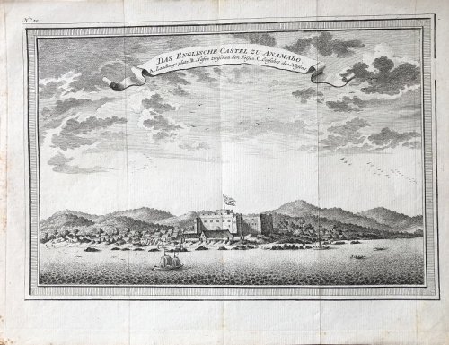 Das Englische Castel zu Anamabo. [Fort William].