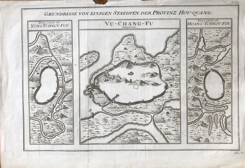 Image for Grundriss von Einigen Staedten der Provinz Hou-Quang. Yong Chew Fu/YongTcheou Fou: Vu-Chang-Fu/Hauptstadt: Wang-Chew-Fu/Hoang-Tcheou-Fou. Grundriss von Einigen Staedten der Provinz Hou-Quang. Yong Chew Fu/YongTcheou Fou: Vu-Chang-Fu/Hauptstadt: Wang-Chew-Fu/Hoang-Tcheou-Fou.