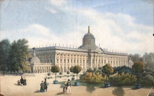 Potsdam. Das neue Palais / Le nouveau Palais.