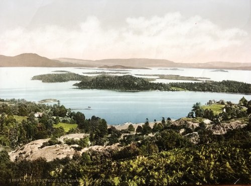 Islands From Luss Quarries, Loch Lomond. 13007.