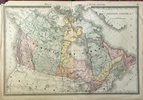 Map Of British America.