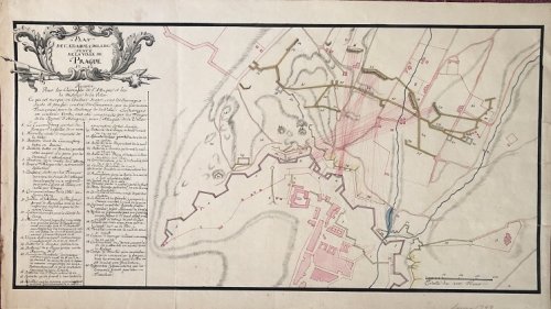Plan De L'Attaque & De La Defence De La Ville De Prague 1742.