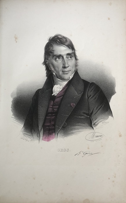 GROS. [Portrait of Antoine-Jean Gros]