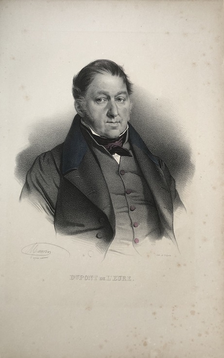 Dque. Fcois. DUPONT DE L'EURE. [Portrait of Jacques-Charles Dupont de l'Eure]