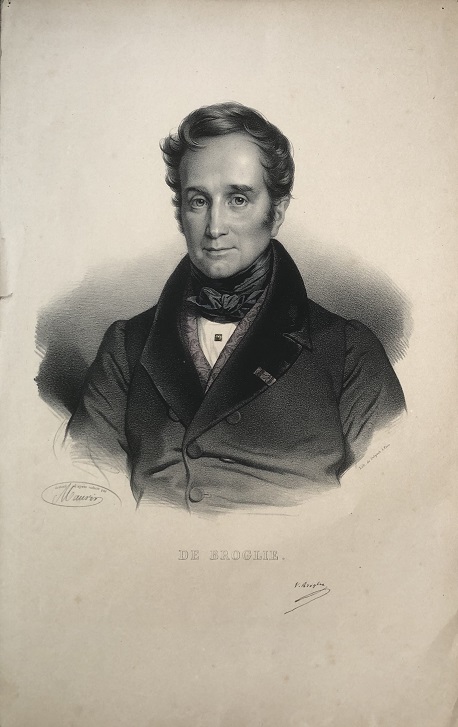 DE BROGLIE. [Portrait of Achille Lonce Victor Charles, 3rd Duke of Broglie]