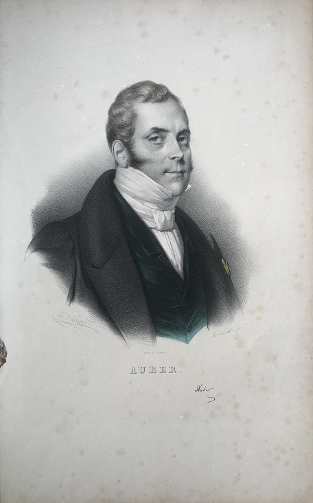 AUBER. [Portrait of Daniel Auber]