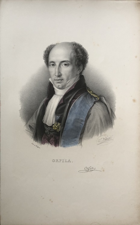 ORFILA. [Portrait of Pierre Matthieu Joseph Bonaventure Orfila]