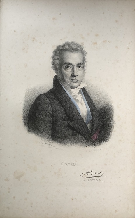DAVID. [Portrait of Jacques-Louis David]