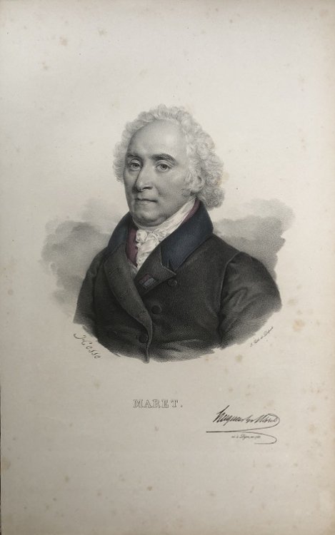 MARET. [Portrait of Hughes-Bernard Maret, 1st Duc de Bassano]