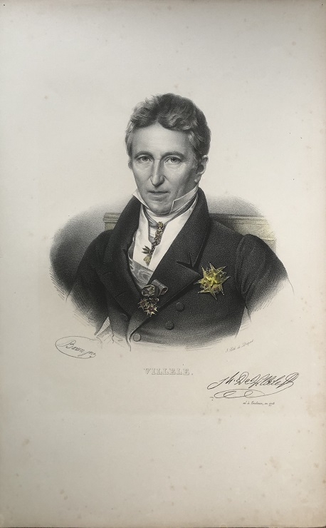VILLELE. [Portrait of Joseph de Villle]