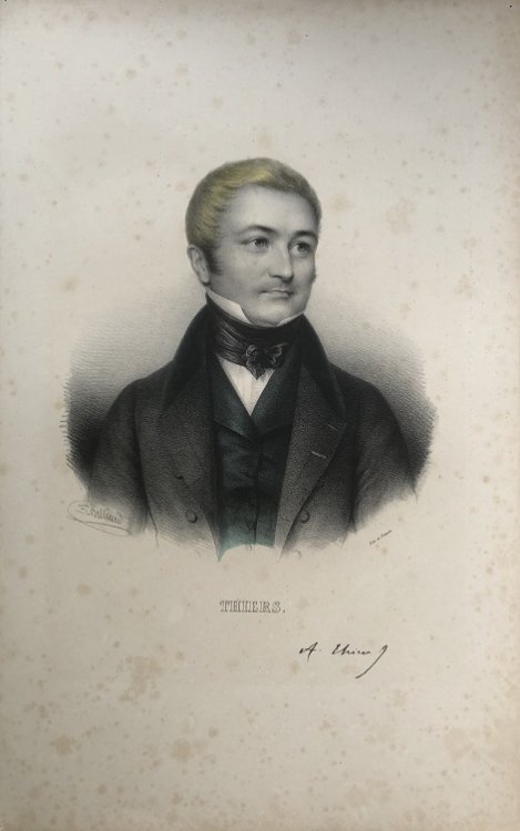 THIERS. [Portrait of Marie Joseph Louis Adolphe Thiers]