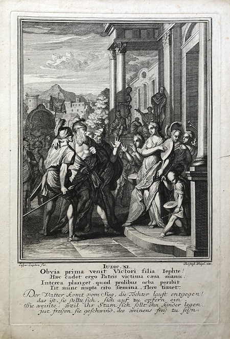 IUDIC. XI. Obvia prima venit Victori filia Iephte.