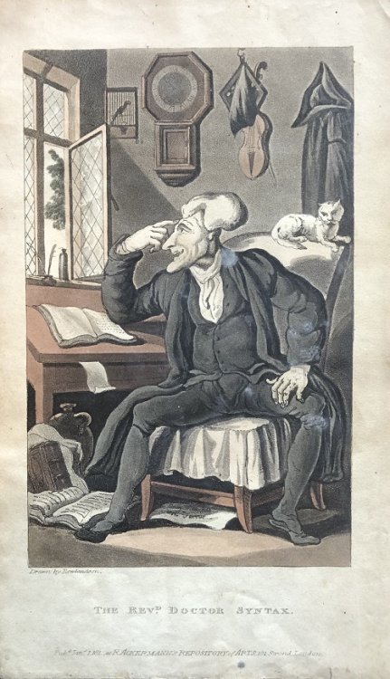 The Revd. Doctor Syntax. [From: The Tour of Doctor Syntax In Search of the Picturesque. A Poem. 7th Edition with new Plates].