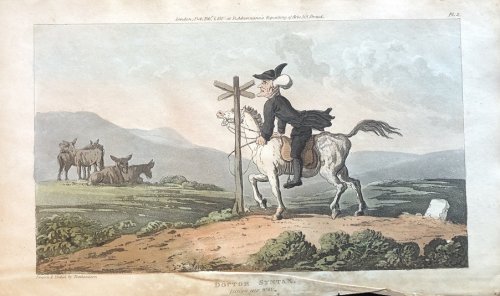 Doctor Syntax, Losing His Way. [From: The Tour of Doctor Syntax In Search of the Picturesque. A Poem. 7th Edition with new Plates].