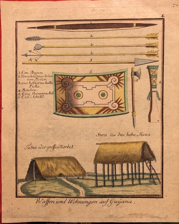 Waffen und Wohnungen auf Guyana.