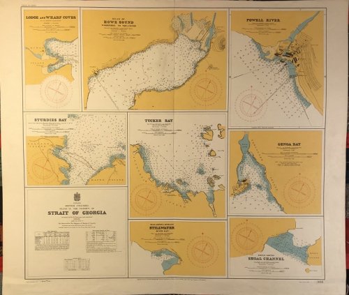British Columbia. Plans in the Vicinity of Strait Of Georgia.