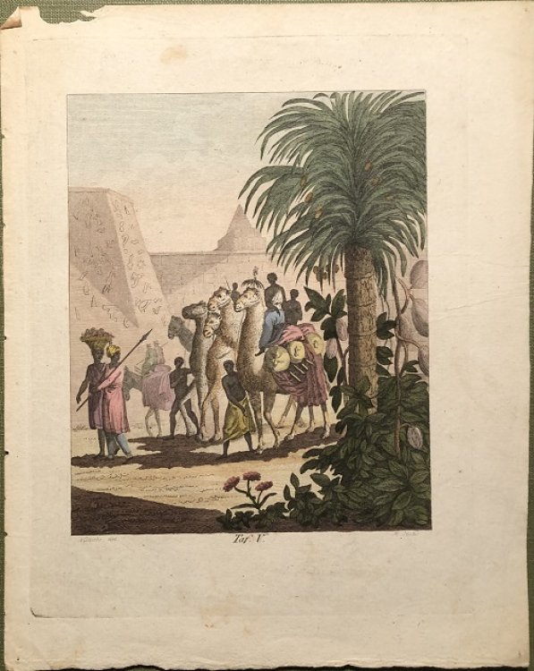 Karavanen in der Sahara.