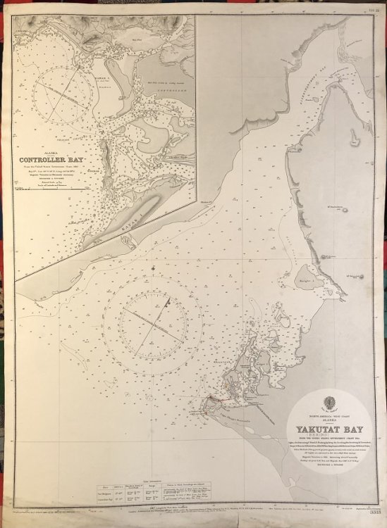 North America - West Coast. Alaska. Yakutat Bay. (Bering).