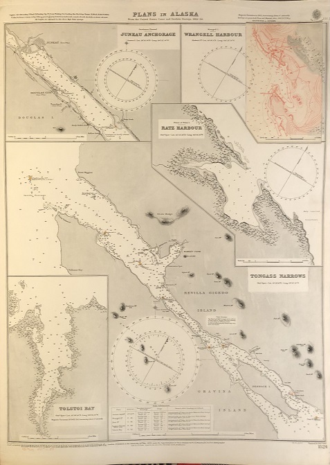 Plans in Alaska. From the United States Coast and Geodetic Surveys, 1882-90.