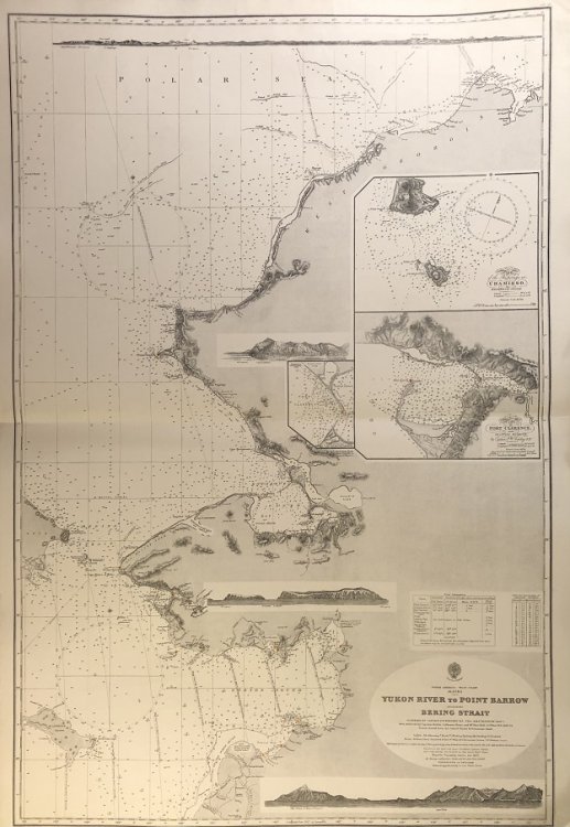 North America - West Coast. Alaska. Yukon River to Point Barrow including Bering Strait.