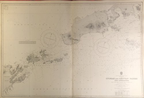 North West America - Aleutian Islands. Fox Islands. Unimak and Akutan Passes and Approaches. From a United States Government Chart, Published in 1902. with additions and corrections to 1928.