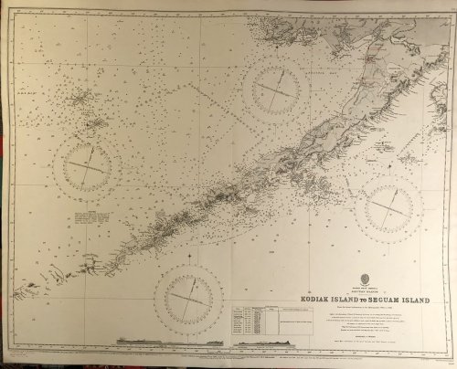 North West America. Aleutian Islands. Kodiak Island to Seguam Island. From the latest information in the Hydrographic Office to 1915.