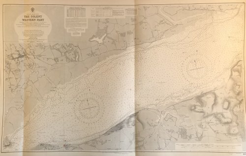 England - South Coast. The Solent Western Part.