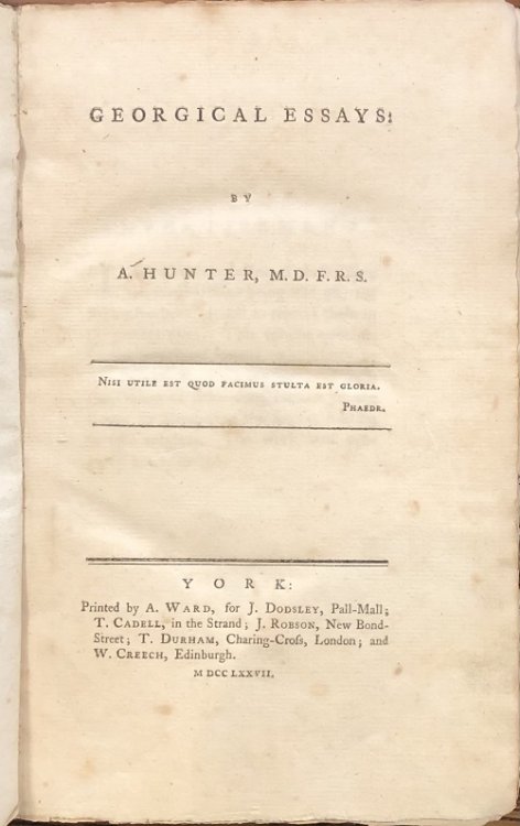 Georgical Essays.