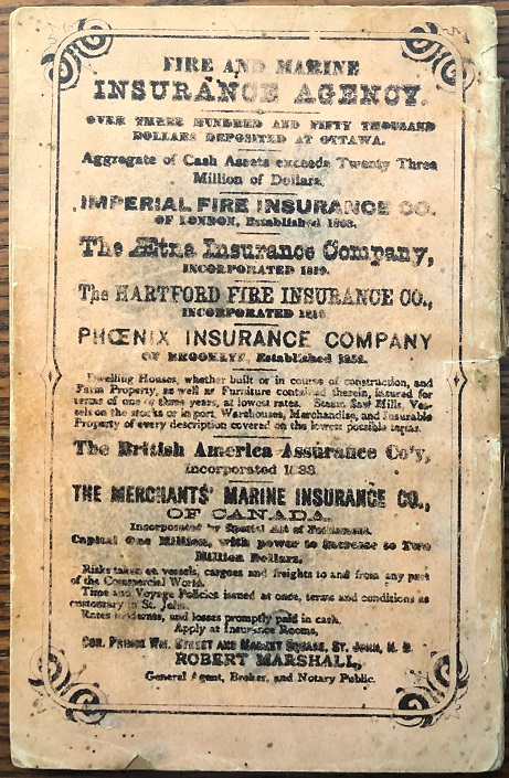 Snow Flakes. Christmas 1876. A Holiday Advertising Journal Containing A Variety of useful Miscellaneous Receipts, Card Etiquette, &c. . Published by S.D. Clarke.