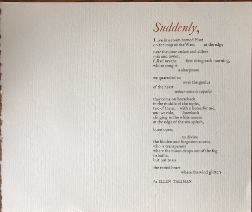 Suddenly,